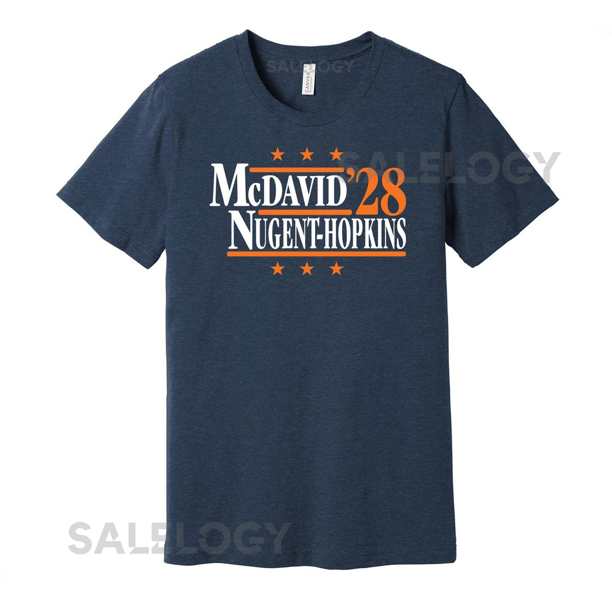 McDavid Nugent-Hopkins '28 - Political Campaign Parody Tee - Hockey Legends For President Fan Shirt S M L XL XXL 3XL Lots of Color Choices_326
