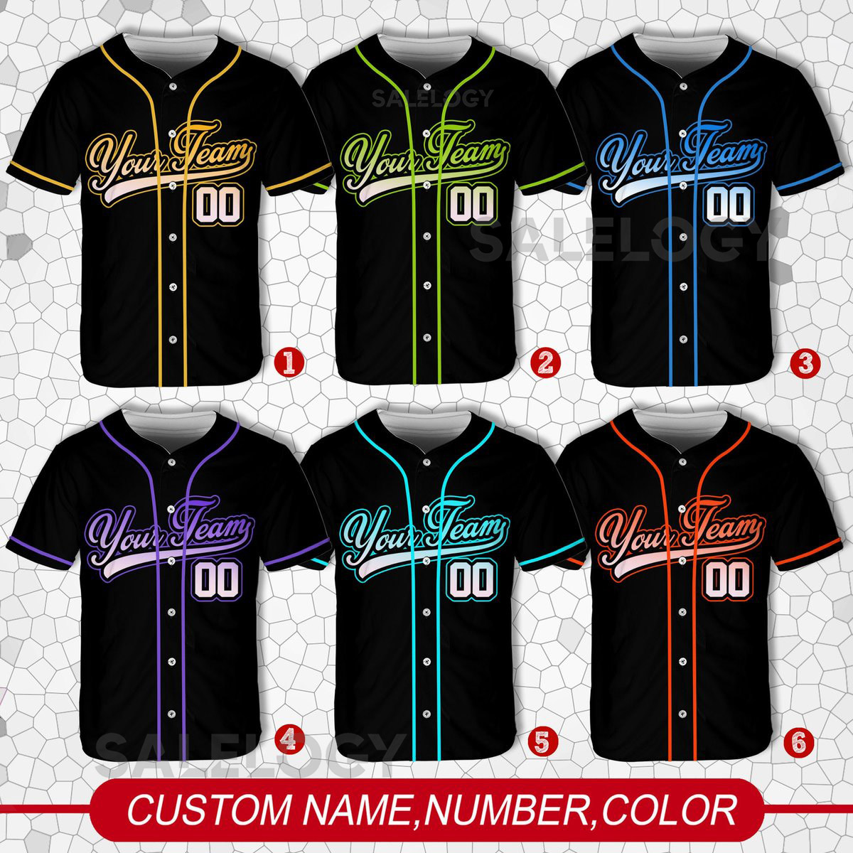 Personalized Team Name And Number Baseball Jersey Custom Baseball Jersey Shirt Baseball Jersey Uniform For Baseball Fans Baseball Lovers_392