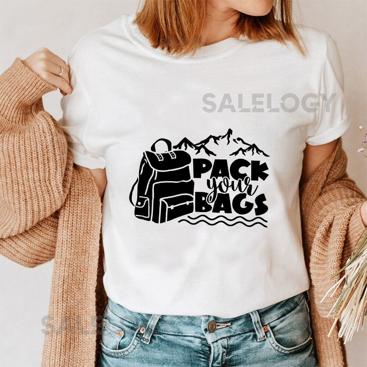 Pack Your Bags T-Shirt-Customized Graphic Unisex Tee- Adventurous Threads -Peaceful Getaway-Nature Tee- Explore in style- Travel enthusiasts_802