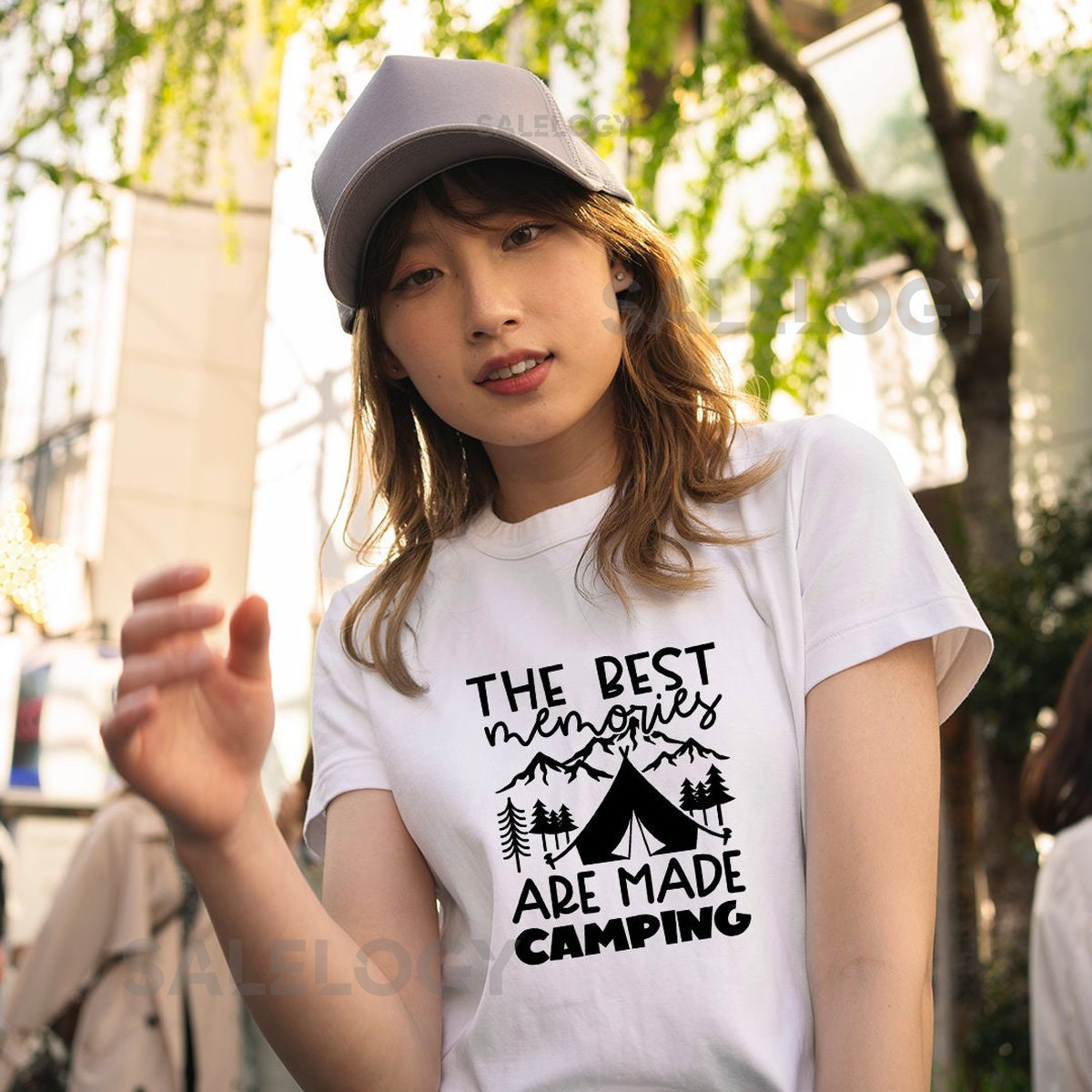 The Best Memories Made Camping T-Shirt - Customized Graphic Unisex Tee - Camper Chic - Peaceful Getaway - Explore in style- Campfire fashion_1072
