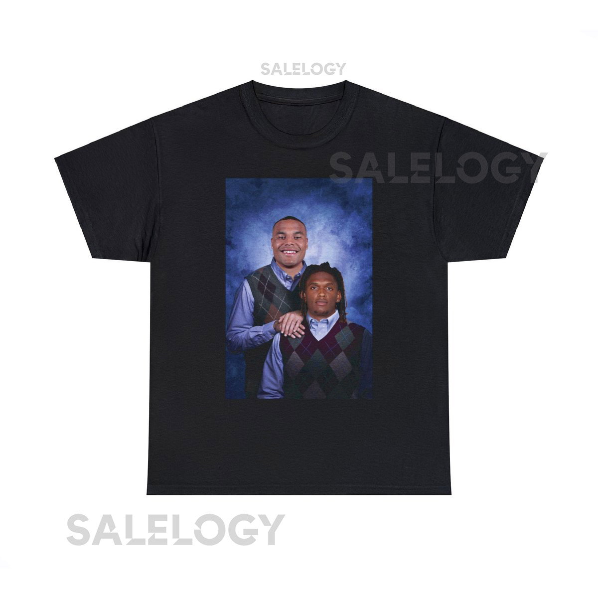 Dak Prescott CeeDee Lamb Dallas Cowboys Funny Shirt Christmas Gift Fathers Day Unisex Heavy Cotton Tee Short Sleeve Tee_103