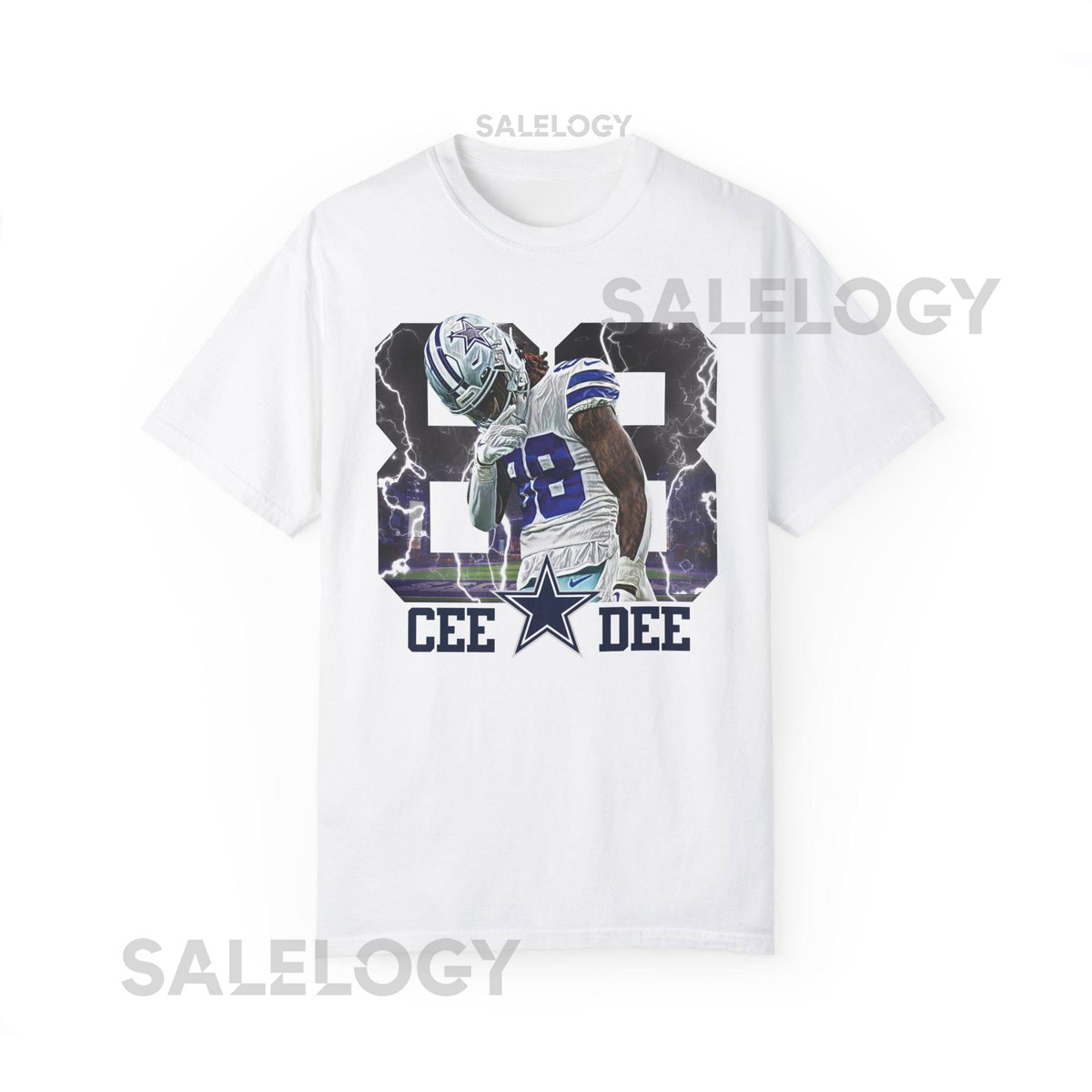 Comfort Colors Cee Dee Lamb Tee Dallas Cowboys Cowboys Football Dallas Cowboys Cheerleaders Dallas Texas Texas Football graphic tee_66