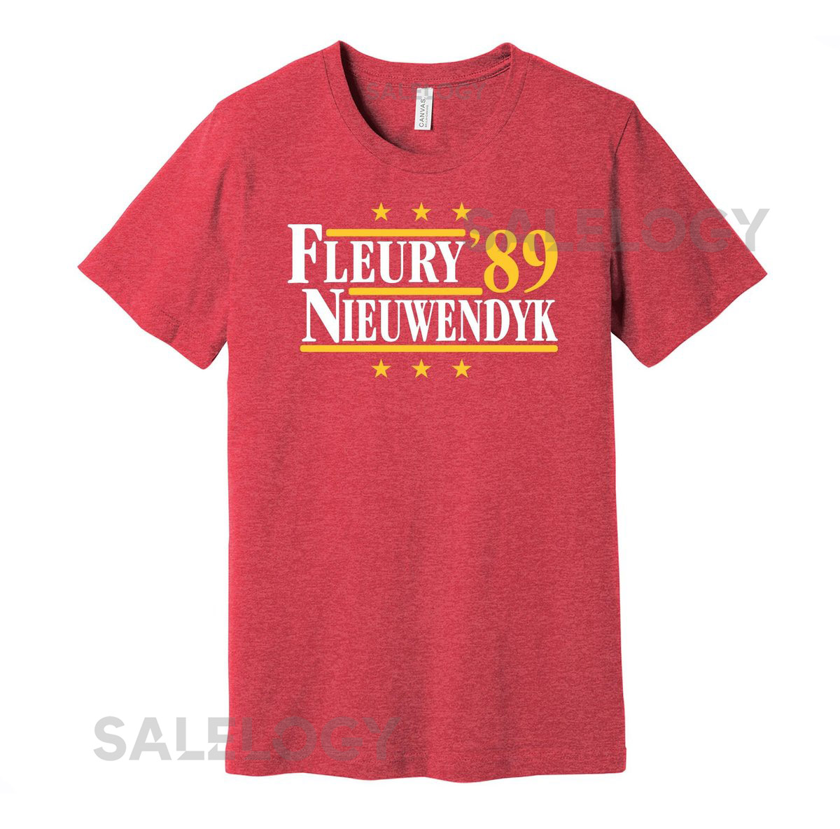 Fleury Nieuwendyk '89 - Political Campaign Parody Tee - Hockey Legends For President Fan Shirt S M L XL XXL 3XL Lots of Color Choices_163