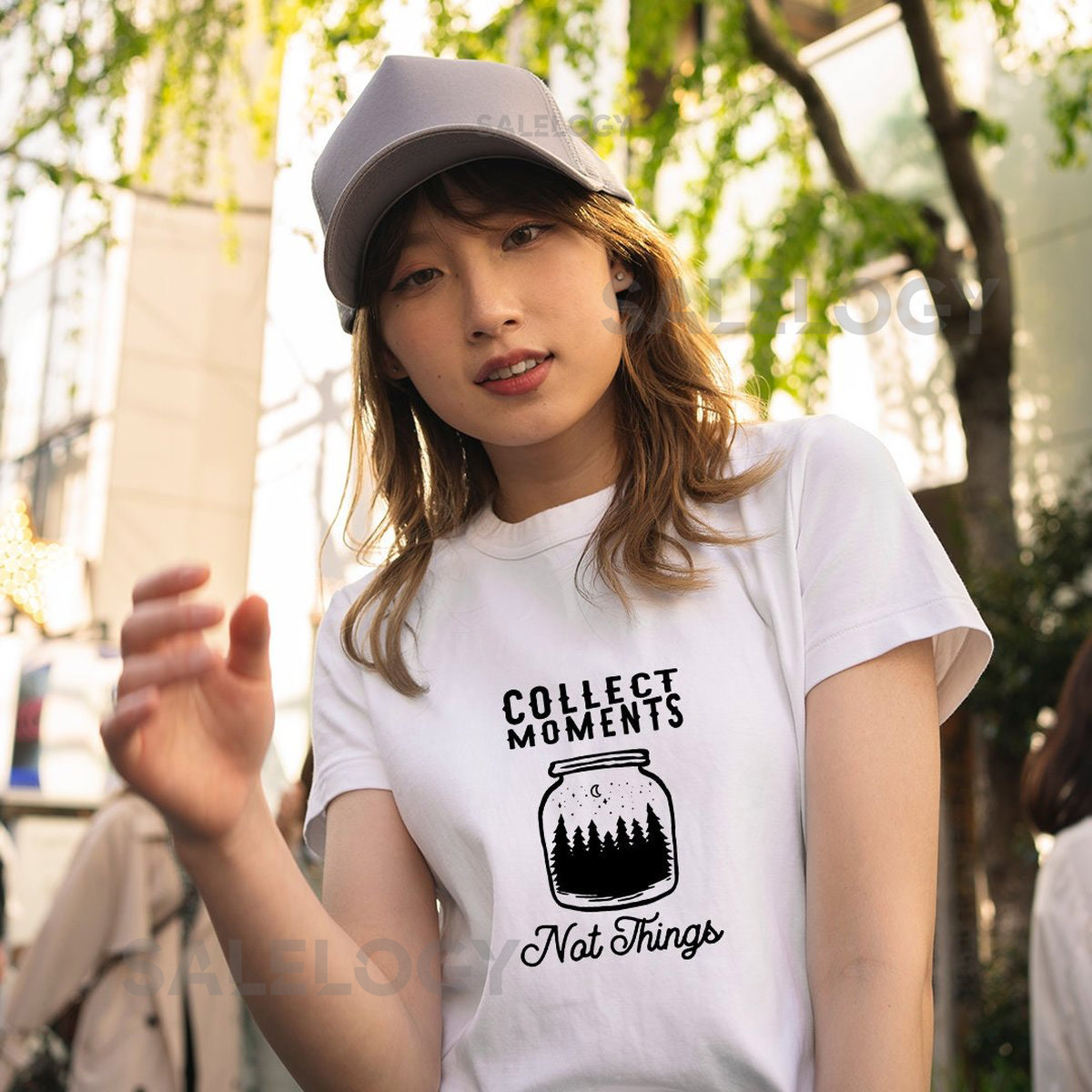 Collect Moments Not Things T-Shirt - Customized Graphic Unisex Tee - Memory Harvest - Adventure Attire - Journey Jotter - Experiences Wear_224