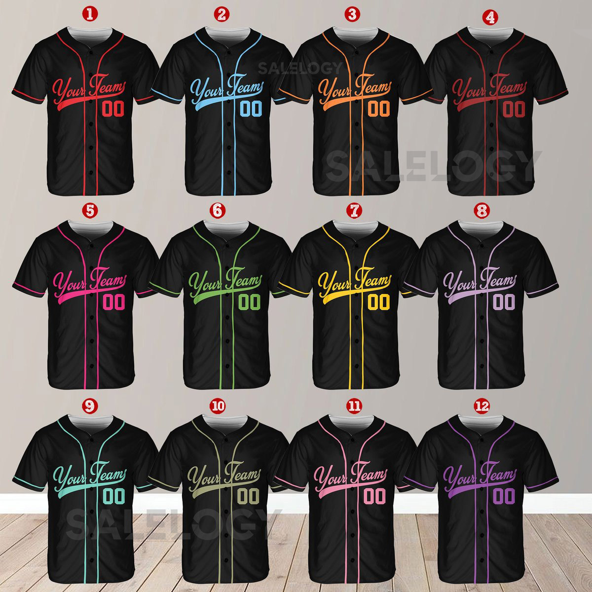 Personalized Team Name And Number Baseball Jersey Custom Baseball Jersey Shirt Baseball Jersey Uniform For Baseball Fans Baseball Lovers_396