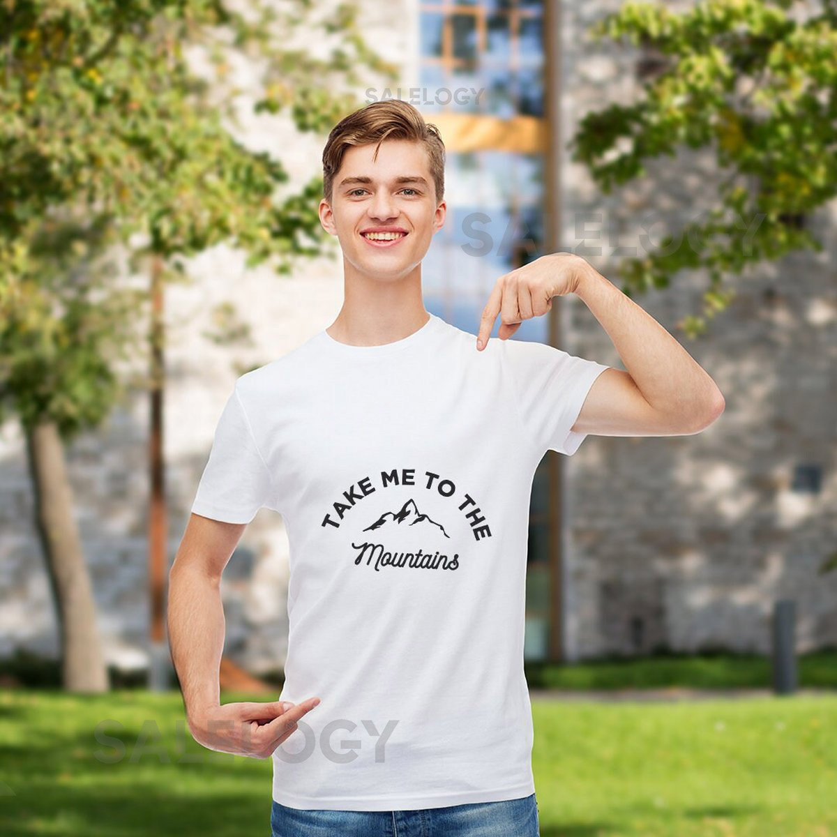 Take Me To The Mountain T-Shirt-Customized Graphic Unisex Tee - Wanderlust Gift - Call of the Wild - Trip to Mountain Tee -Summer Vacay Tee_986