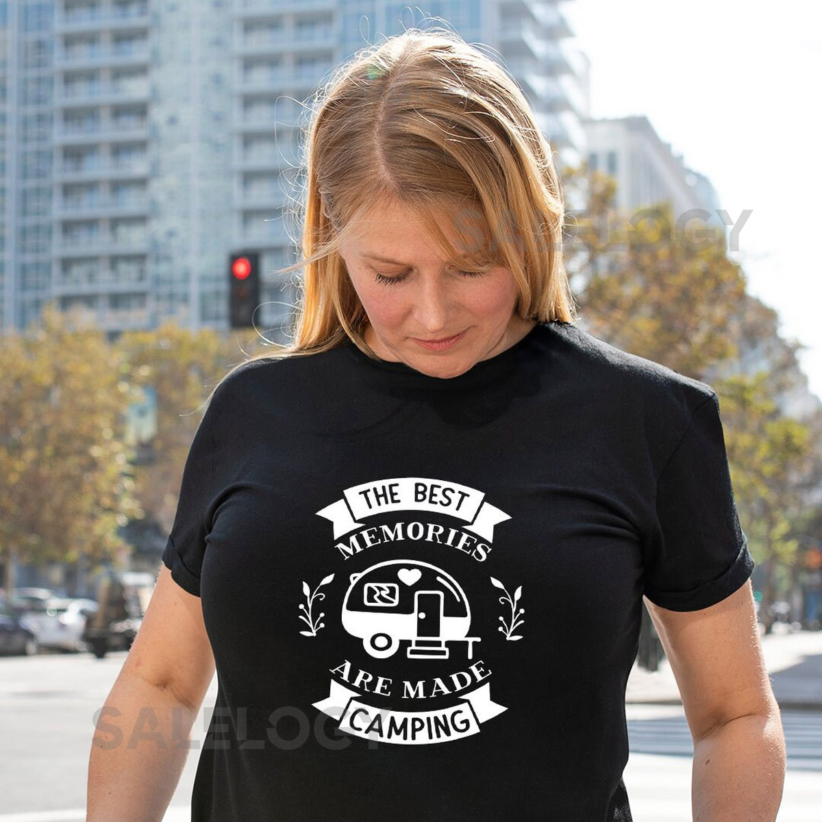 The Best Memories Are Made Camping T-Shirt-Customized Graphic Unisex Tee-Outdoor Gathering-Camping Tee-Nature Inspired Gift For Hiking Lover_1070