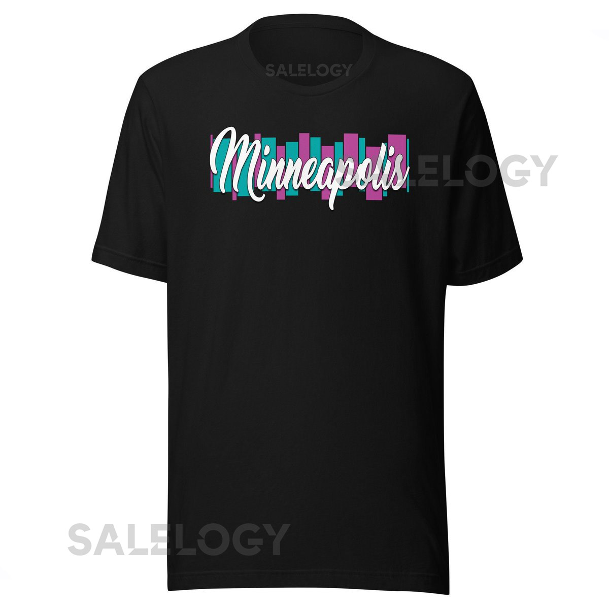 Minneapolis City T-Shirt Twin Cities Retro Tee Modern Geometric Design for Midwestern Fans_570
