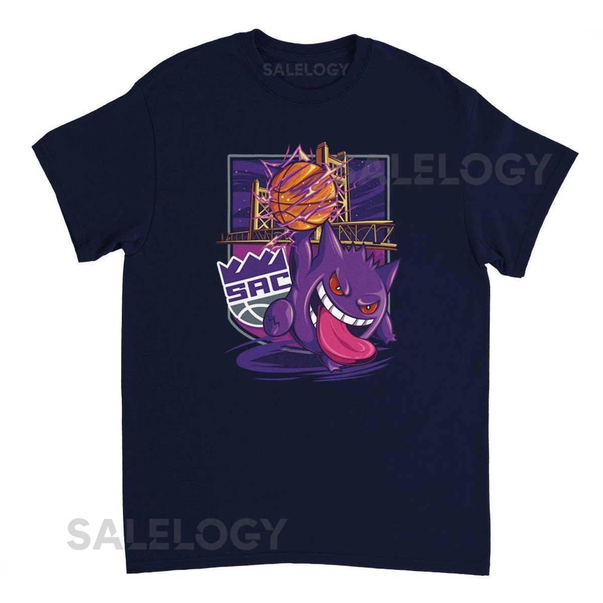 Sacramento Kings Gengar T-shirt_376