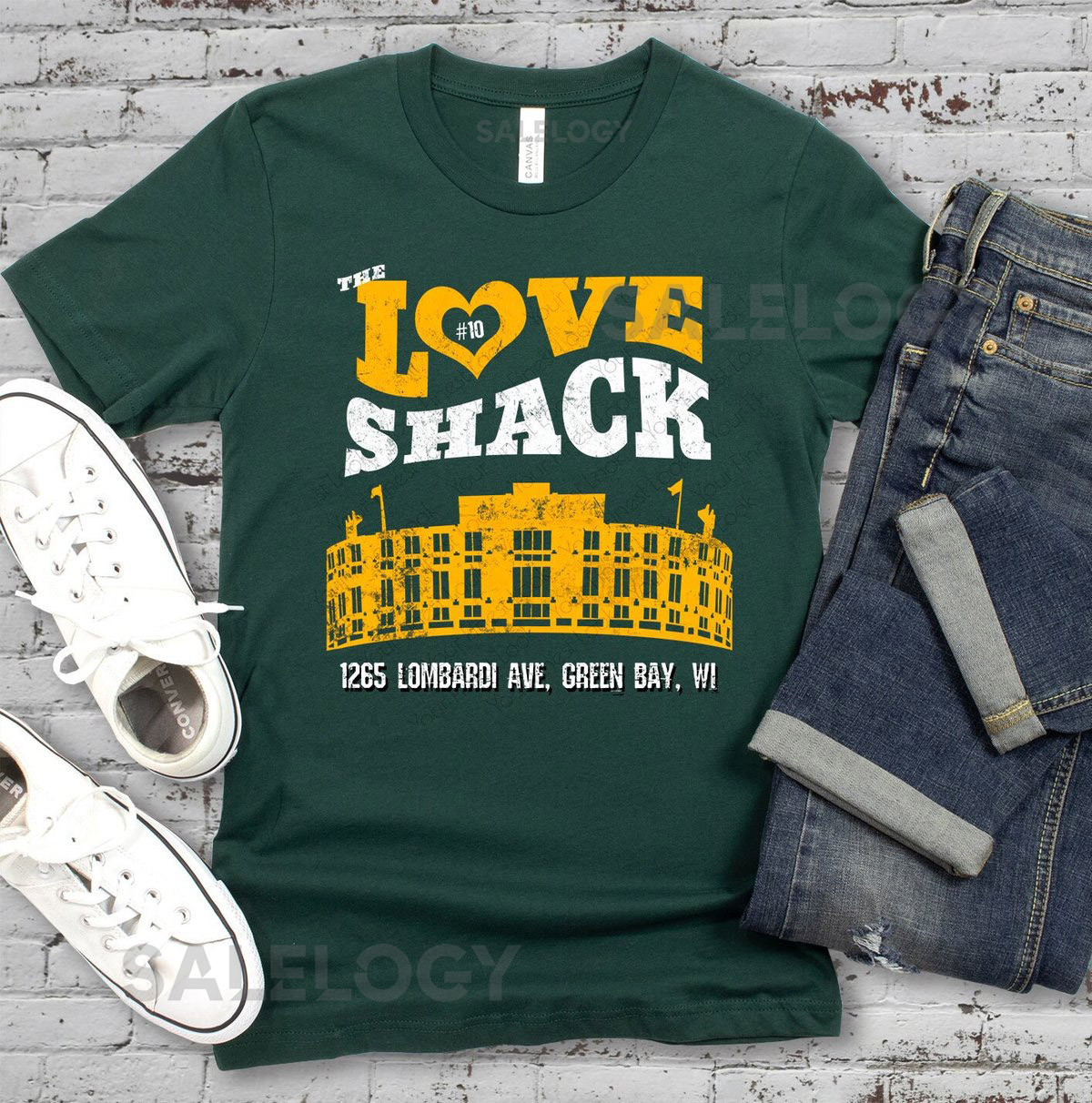 Love Shack Lambeau Field Stadium Green Bay Football - Unisex t-shirt_585