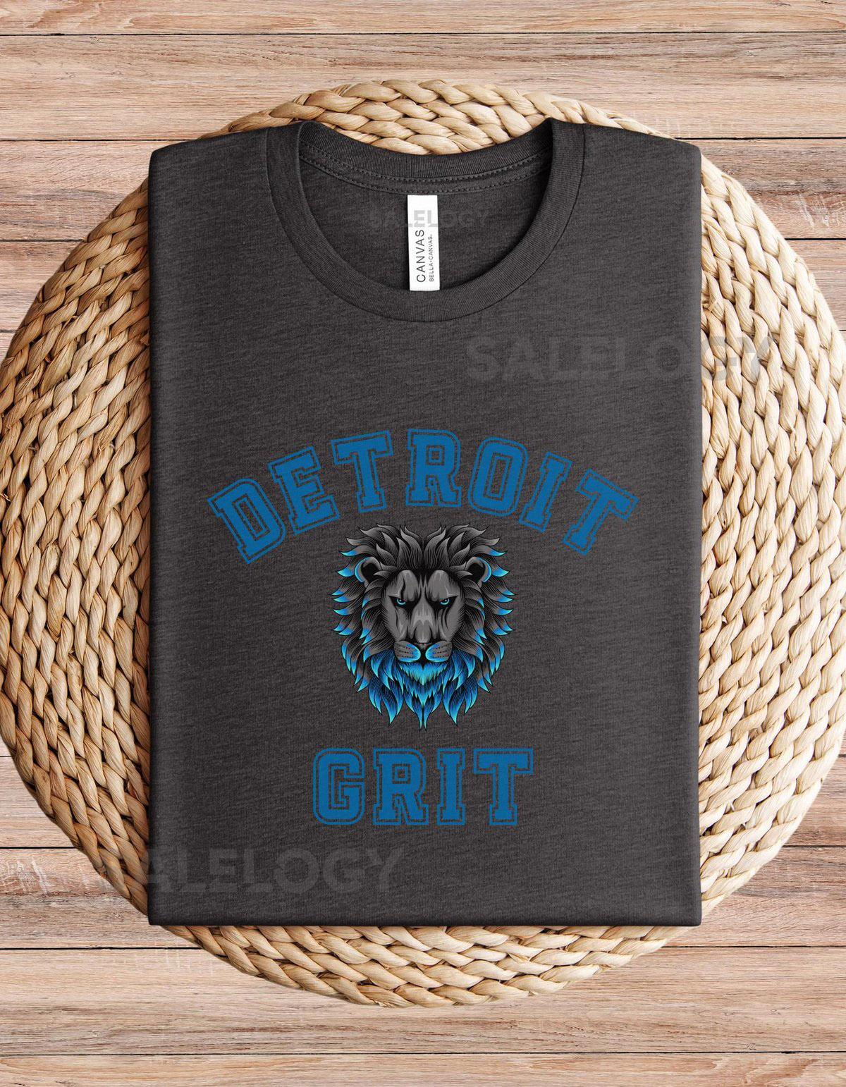 Detroit Lions Grit Jersey Short Sleeve Tee_251