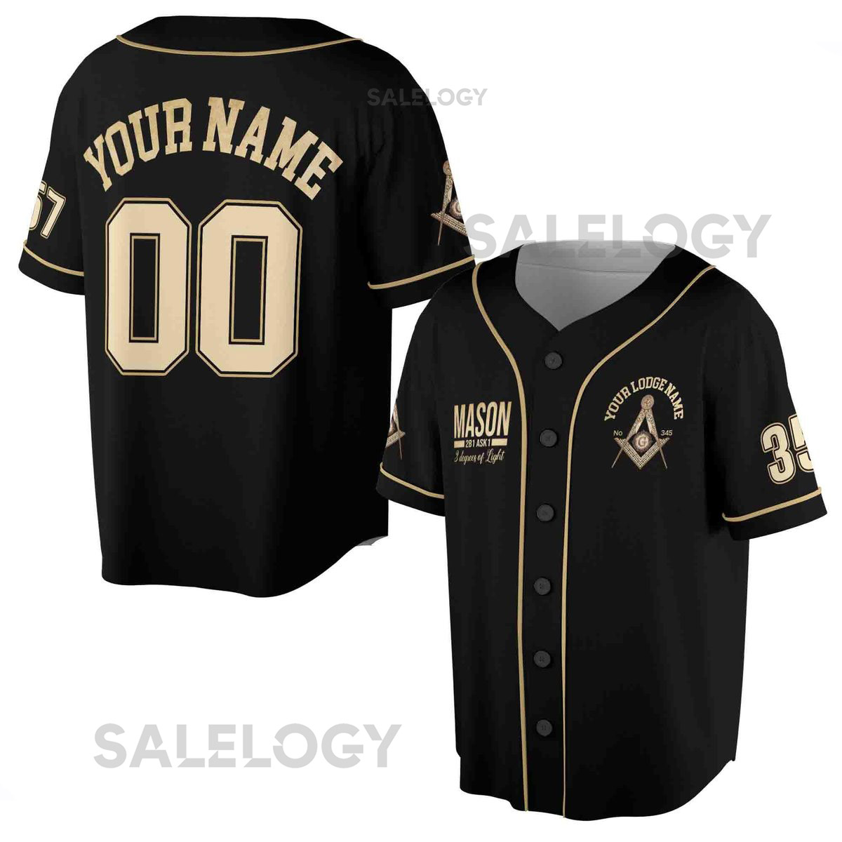 Customizable PHA Baseball Jersey Lodge Name Number 3D Design_53