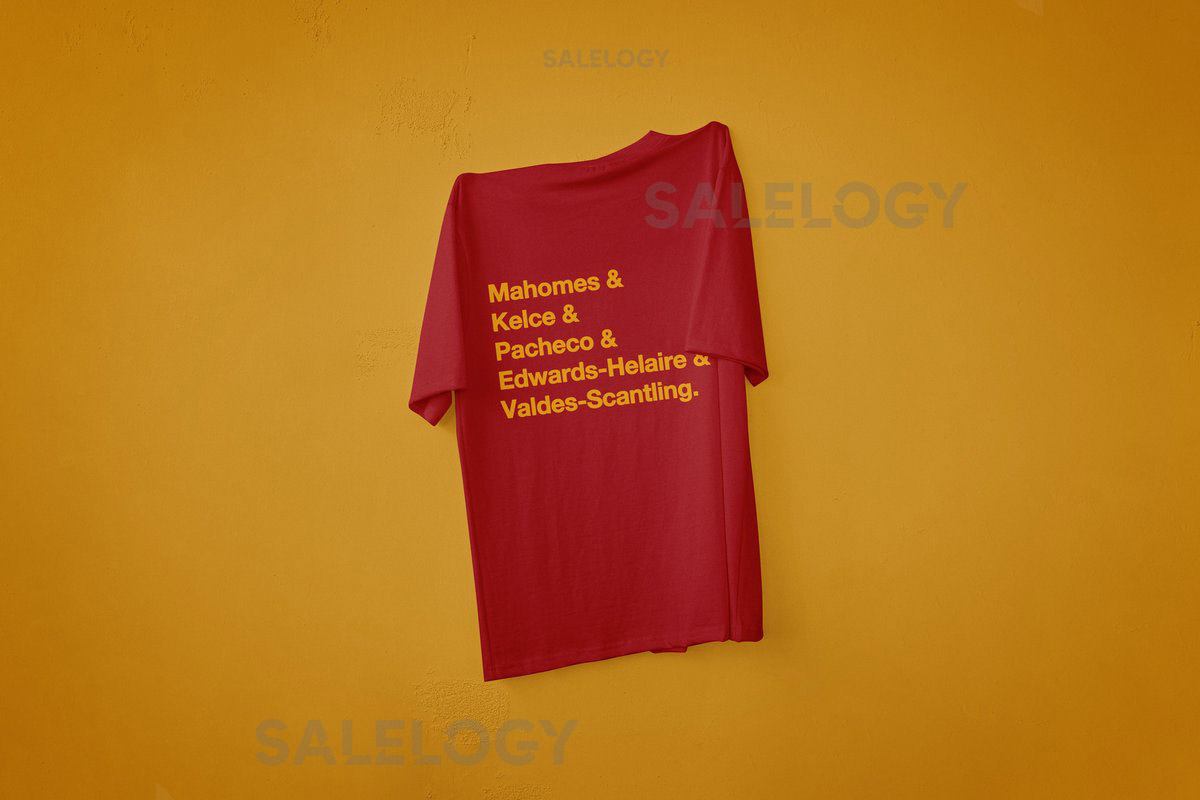 2023 Kansas City Chiefs T-Shirt Mahomes Kelce Pacheco_5