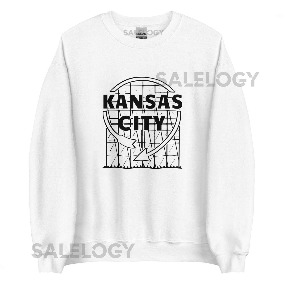 KC Icon Sweatshirt Unisex Kansas City Iconic Western Auto Sign T-Shirt Adult Unisex All Sizes Available Midwestern Americana_490