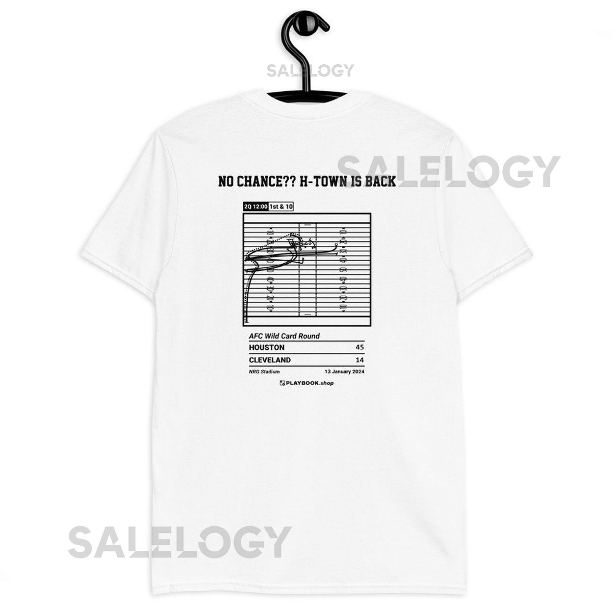 Greatest Texans Plays T-shirt No Chance H-Town is Bac_188