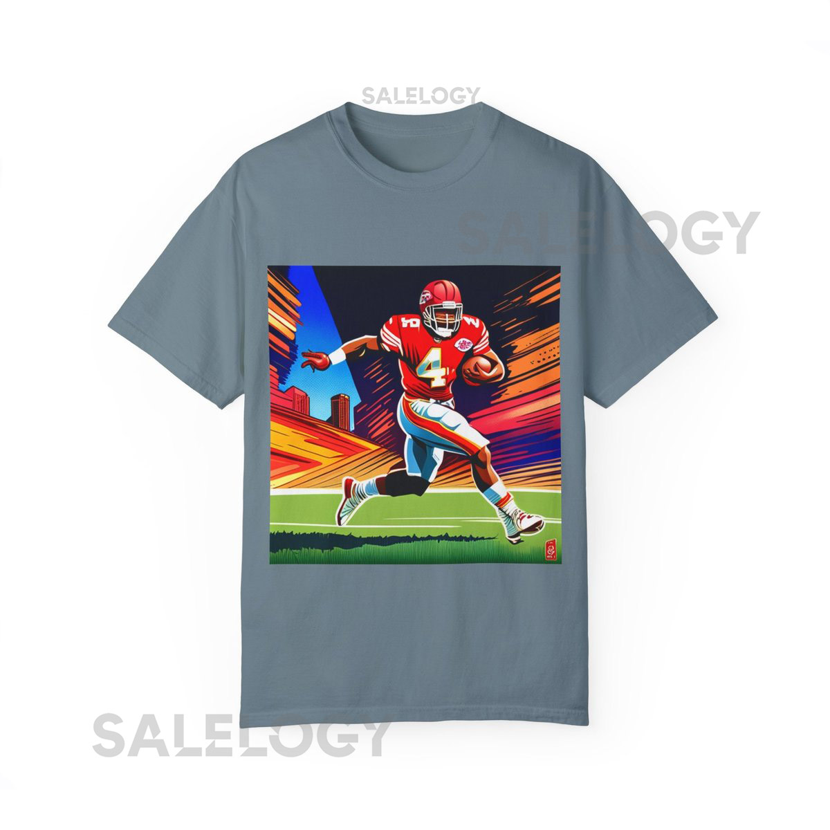 Rashee Rice 4 Kansas City Chiefs Comic Superhero Style T-Shirt NFL Comfort Colors Tshirt_712