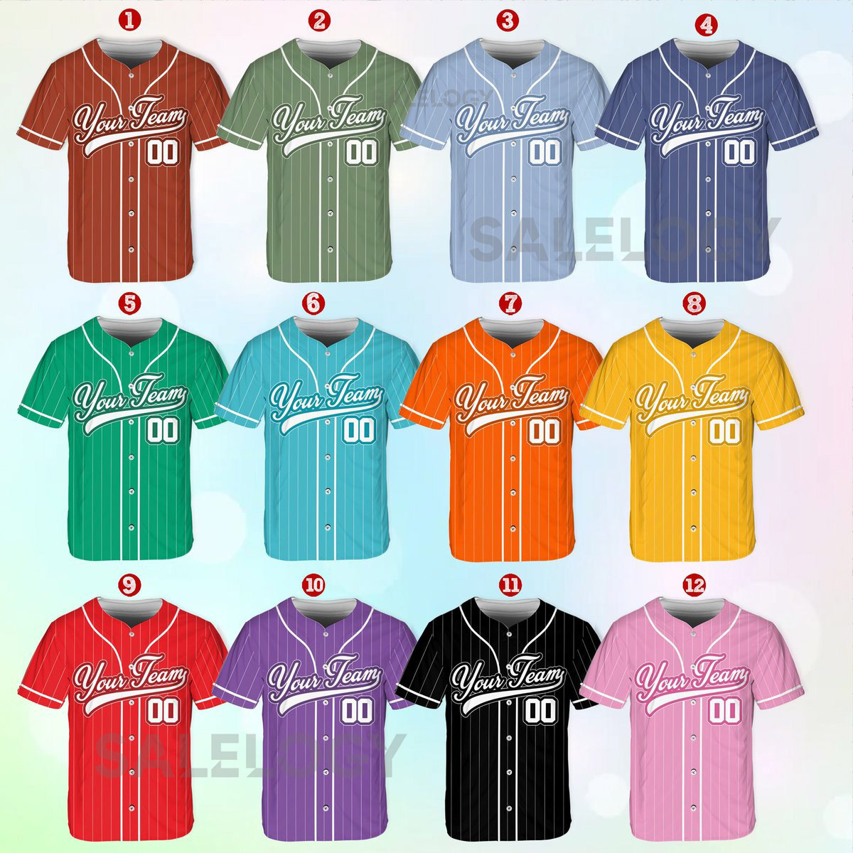 Personalized Team Name And Number Baseball Jersey Custom Baseball Jersey Shirt Baseball Jersey Uniform For Baseball Fans Baseball Lovers_401
