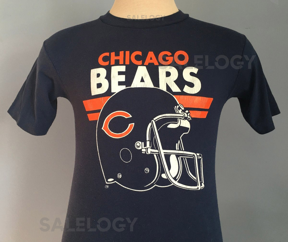 80s Vintage Chicago Bears nfl football T-Shirt - SMALL_5