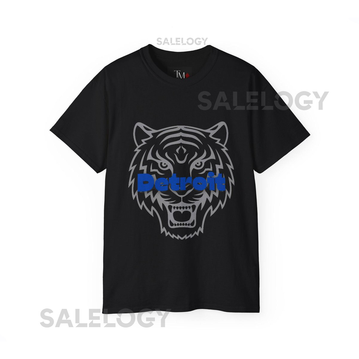 Detroit w Tiger Unisex Ultra Cotton Tee_272