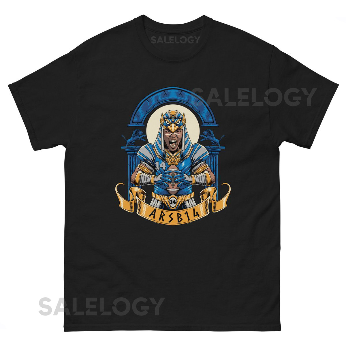 Unisex Amon-Ra St. Brown T-Shirt ARSB14 Tee Detroit Football Tee Lions Football T-Shirt St. Brown Tee_678