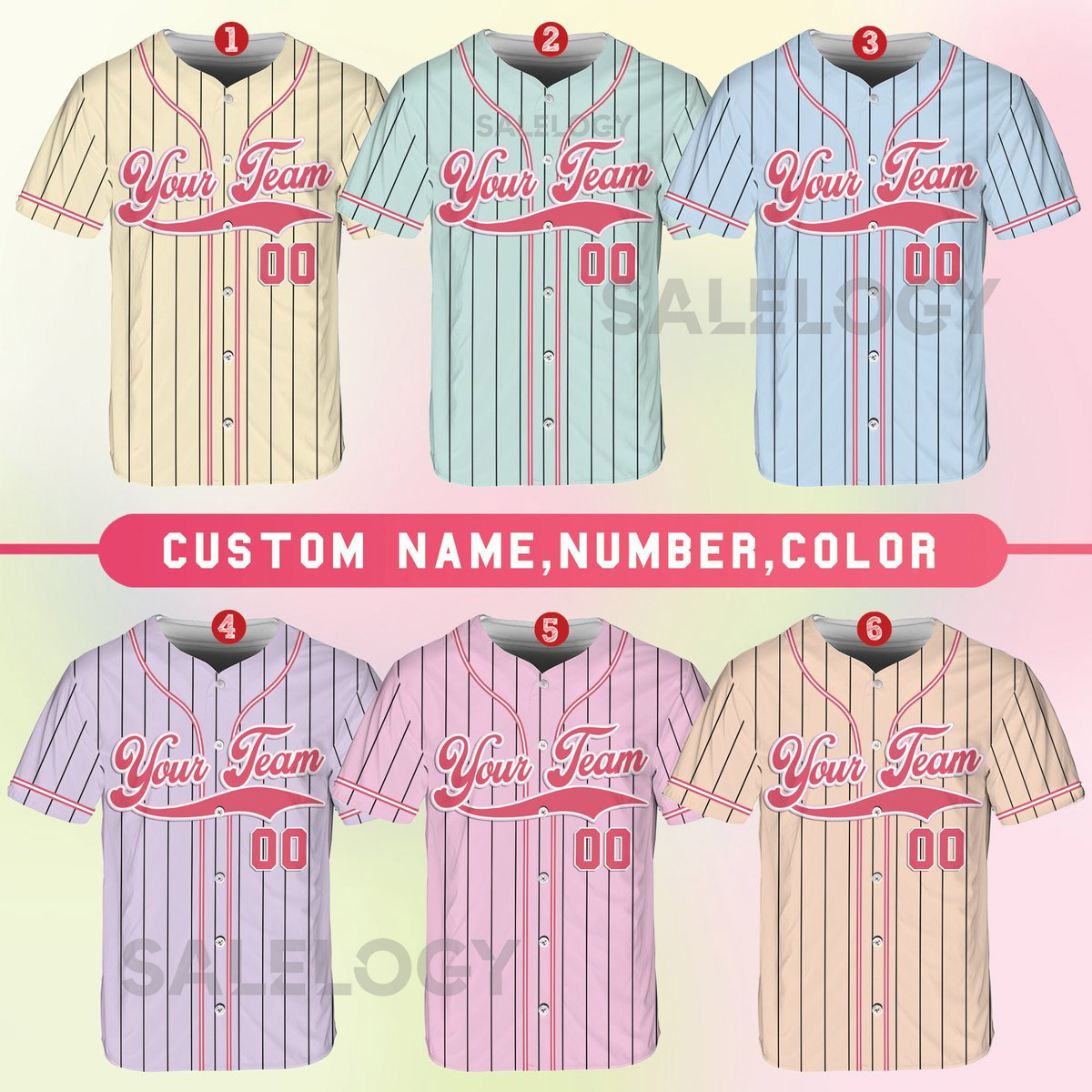 Personalized Team Name And Number Baseball Jersey Custom Baseball Jersey Shirt Baseball Jersey Uniform For Baseball Fans Baseball Lovers_405