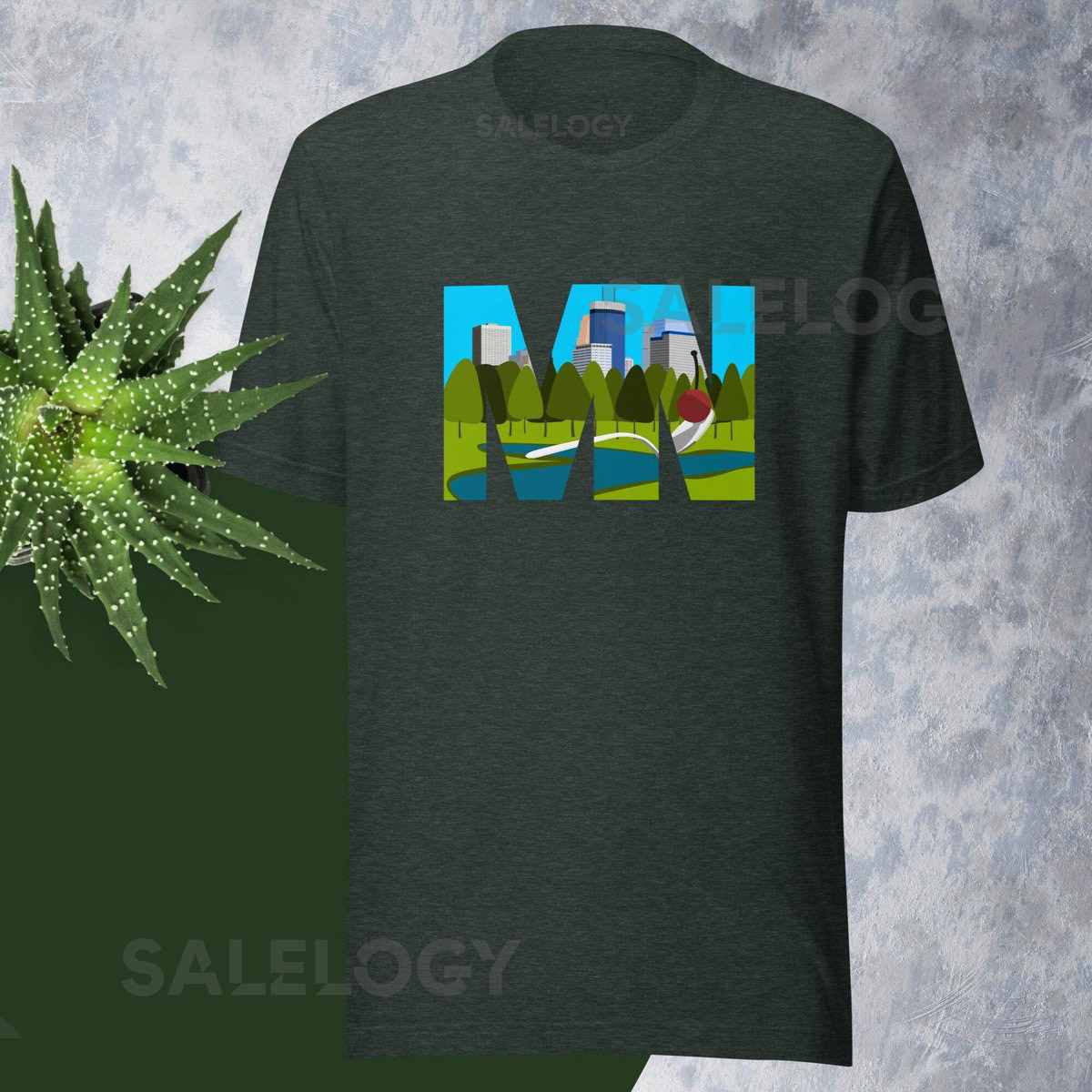 Minnesota MN Spoonbridge and Cherry Minneapolis T-Shirt_616