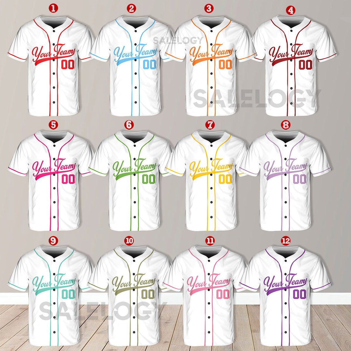 Personalized Team Name And Number Baseball Jersey Custom Baseball Jersey Shirt Baseball Jersey Uniform For Baseball Fans Baseball Lovers_417