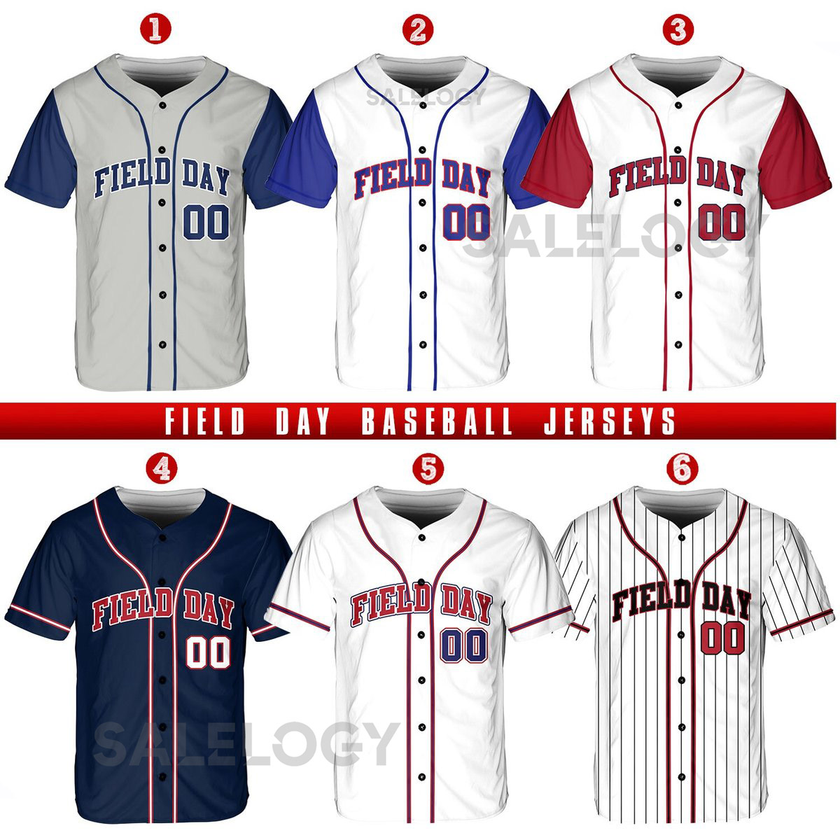 Personalized Field Day Baseball Jersey Custom Name Baseball Jersey Shirt Baseball Jersey Uniform For School Field Day Fun Day Oufit_98