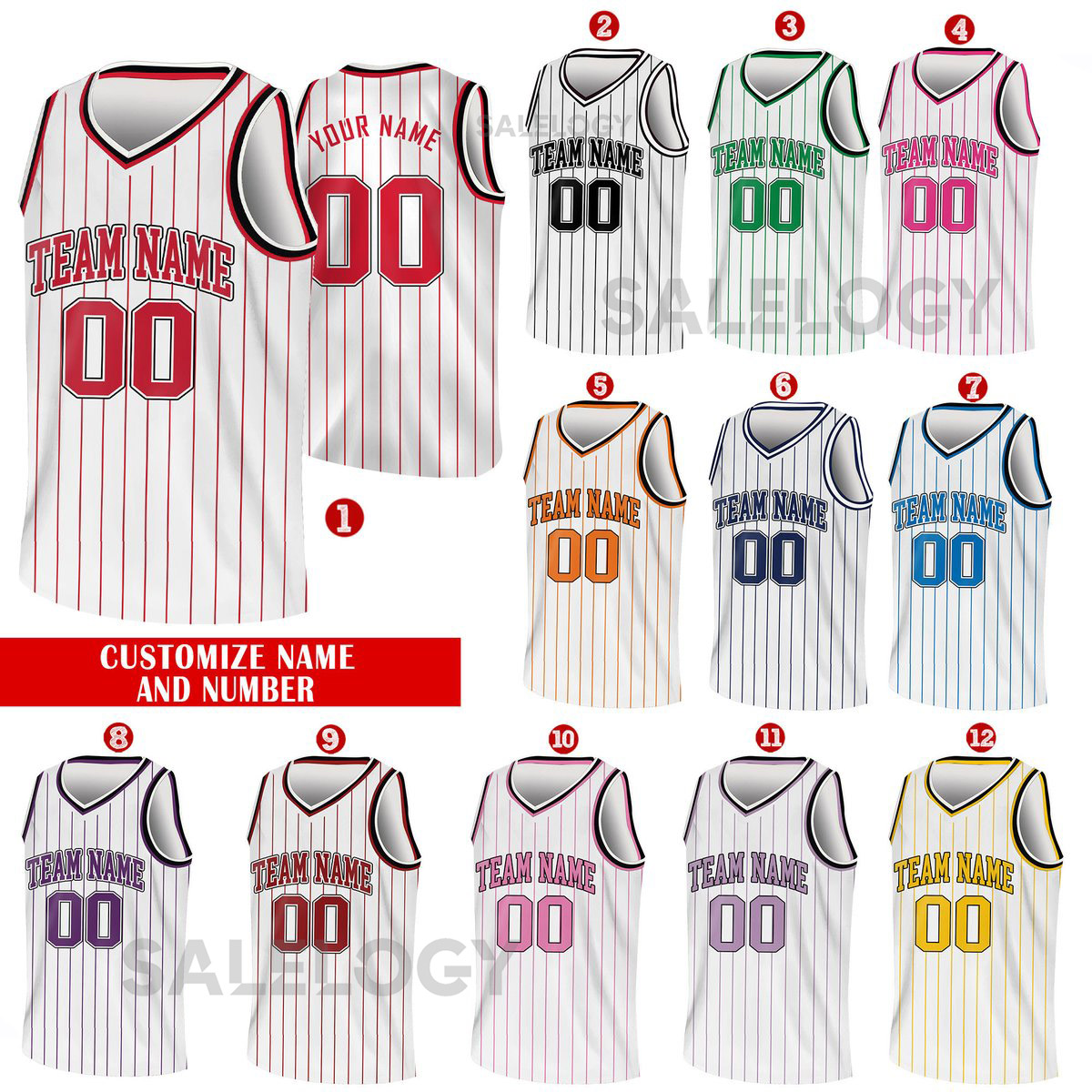 Custom Basketball Jersey Team Name Number Basketball Jersey Team Game Day Outfit Basketball Jersey for Basketball Fan Lovers Players_29