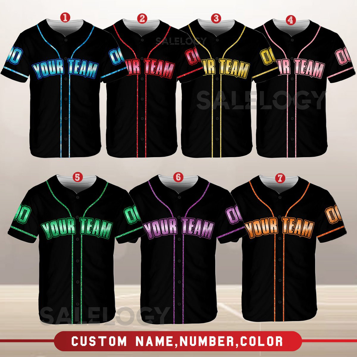 Personalized Team Name And Number Baseball Jersey Custom Baseball Jersey Shirt Baseball Jersey Uniform For Baseball Fans Baseball Lovers_423