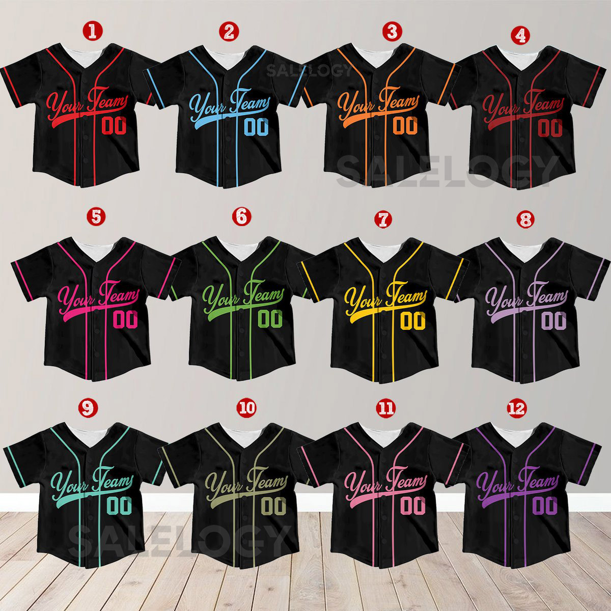 Personalized Team Name And Number Baseball Jersey Custom Baseball Jersey Shirt Baseball Jersey Uniform For Baseball Fans Baseball Lovers_443