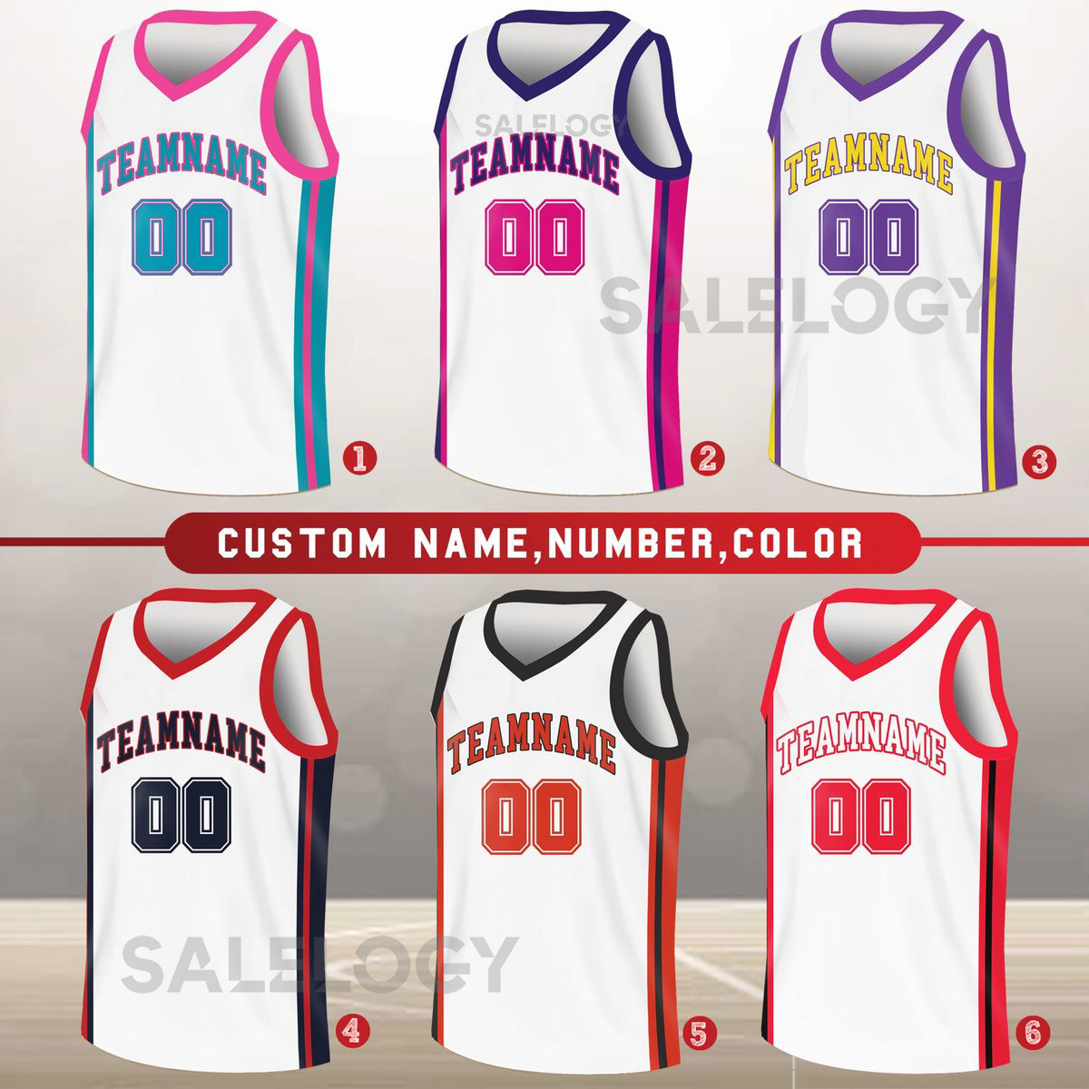 Custom Basketball Jersey Team Name Number Basketball Jersey Team Game Day Outfit Basketball Jersey for Basketball Fan Lovers Players_32