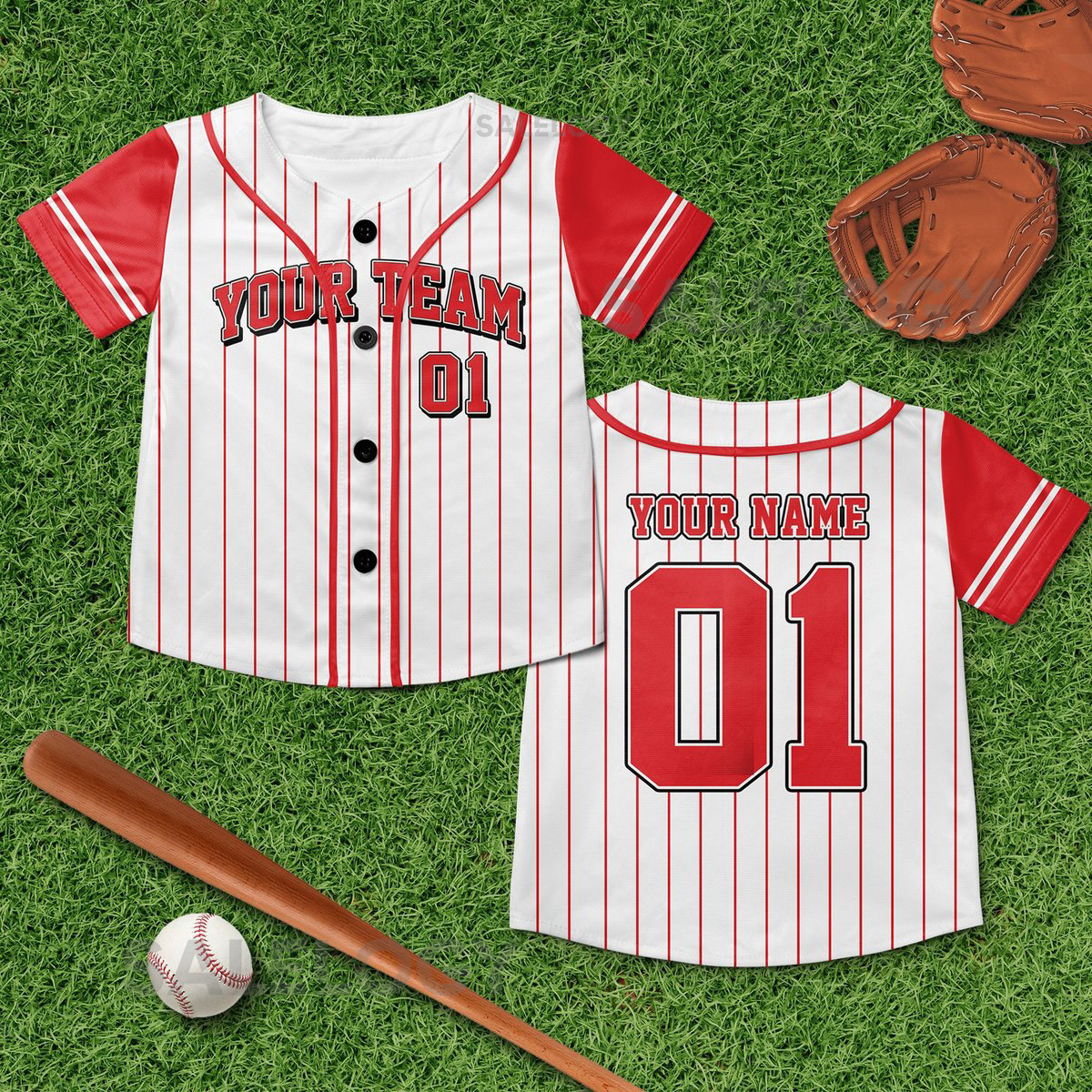 Personalized Team Name And Number Baseball Jersey Custom Youth Kid Baseball Jersey Baseball Jersey Uniform For Baseball Fans Lovers_564