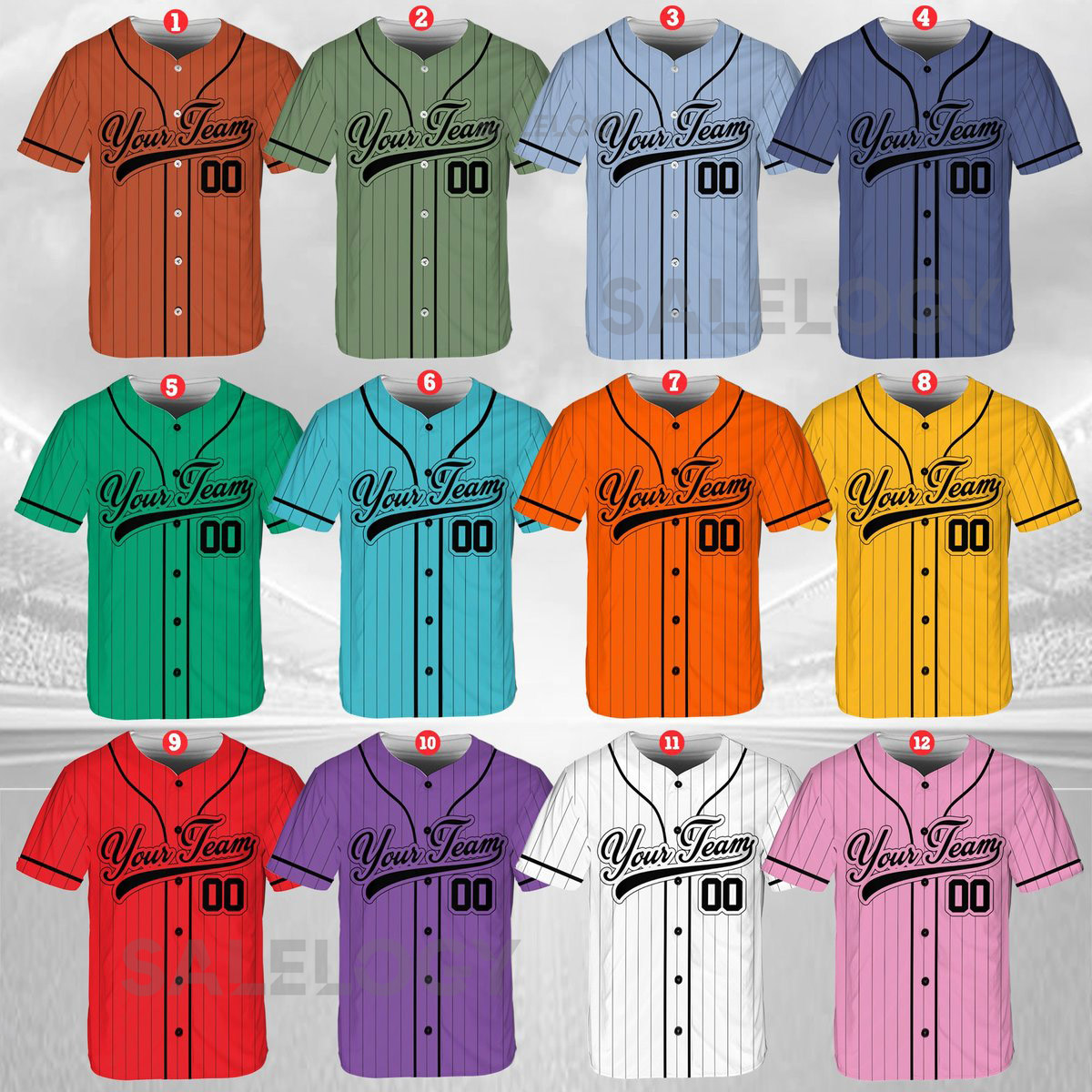 Personalized Team Name And Number Baseball Jersey Custom Baseball Jersey Shirt Baseball Jersey Uniform For Baseball Fans Baseball Lovers_444