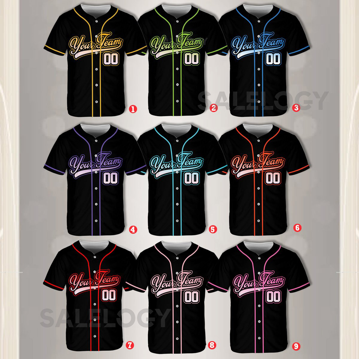 Personalized Team Name And Number Baseball Jersey Custom Baseball Jersey Shirt Baseball Jersey Uniform For Baseball Fans Baseball Lovers_447