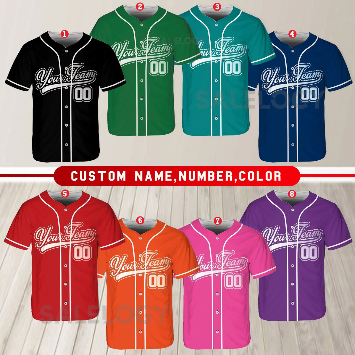 Personalized Team Name And Number Baseball Jersey Custom Baseball Jersey Shirt Baseball Jersey Uniform For Baseball Fans Baseball Lovers_448