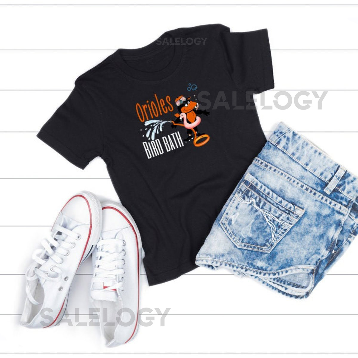Baltimore Orioles Bird Bath Tee A Tribute to OPACY Splash Section cute athletic tshirt Youth_91