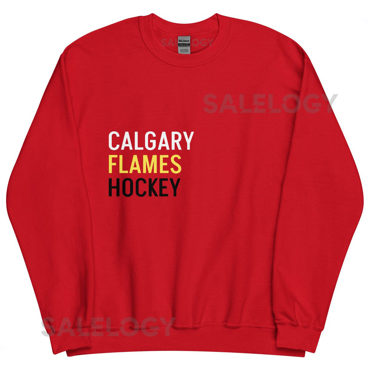 Printed FLAMES Crewneck Sweatshirt_94