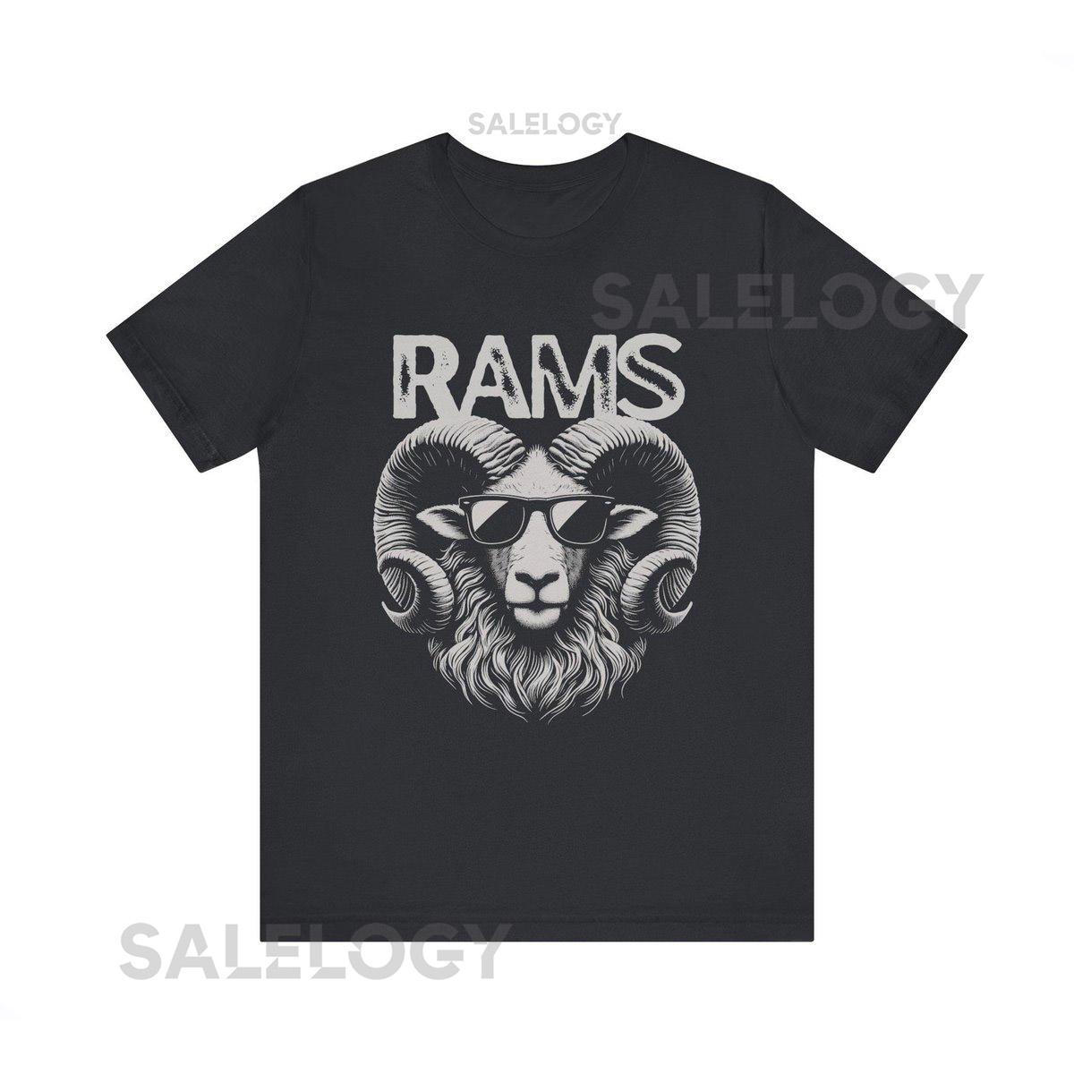 Rams Shirt Cool Rams Mascot Tee Unisex Jersey Short Sleeve Tee Retro Style Graphic_708