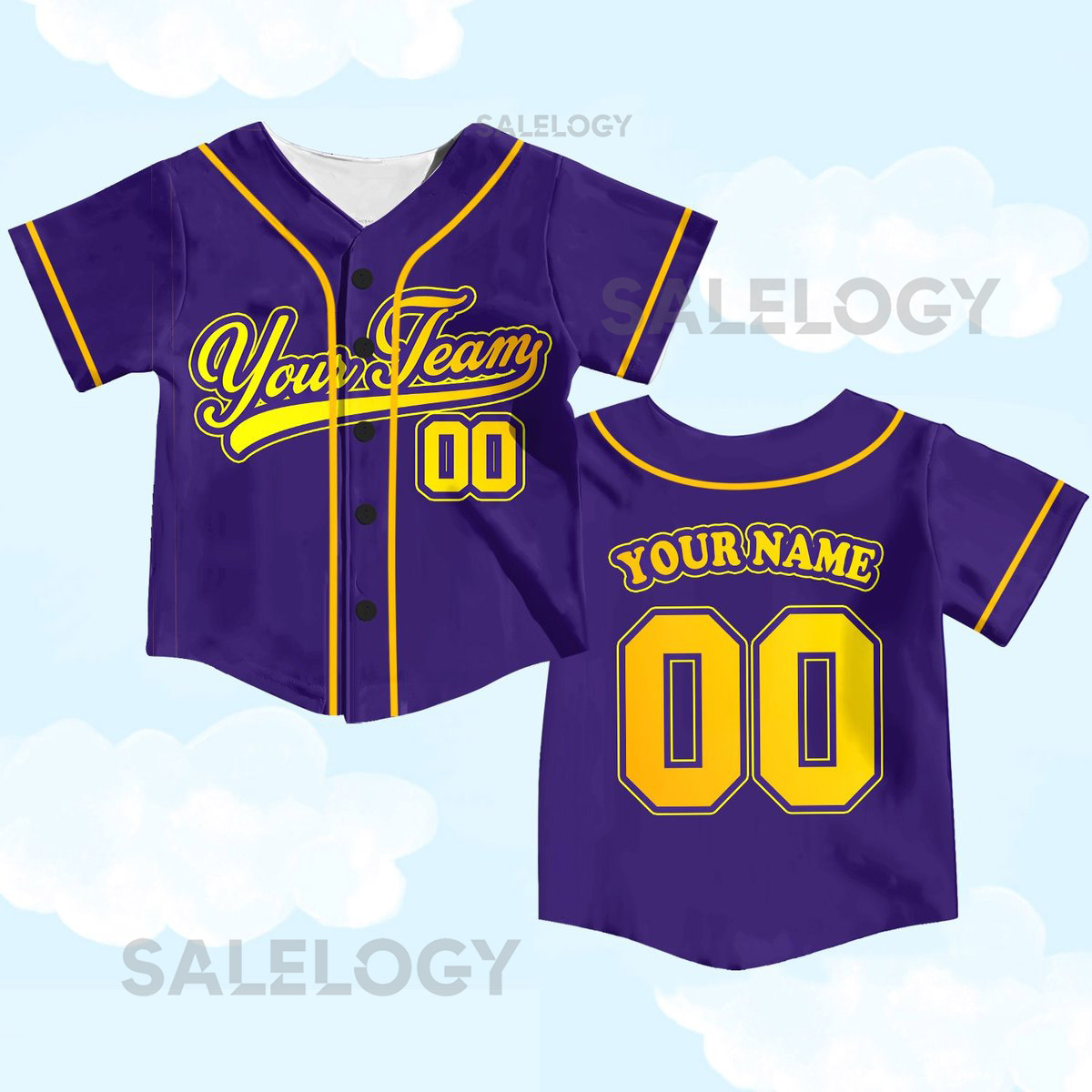 Personalized Team Name And Number Baseball Jersey Custom Youth Kid Baseball Jersey Baseball Jersey Uniform For Baseball Fans Lovers_579