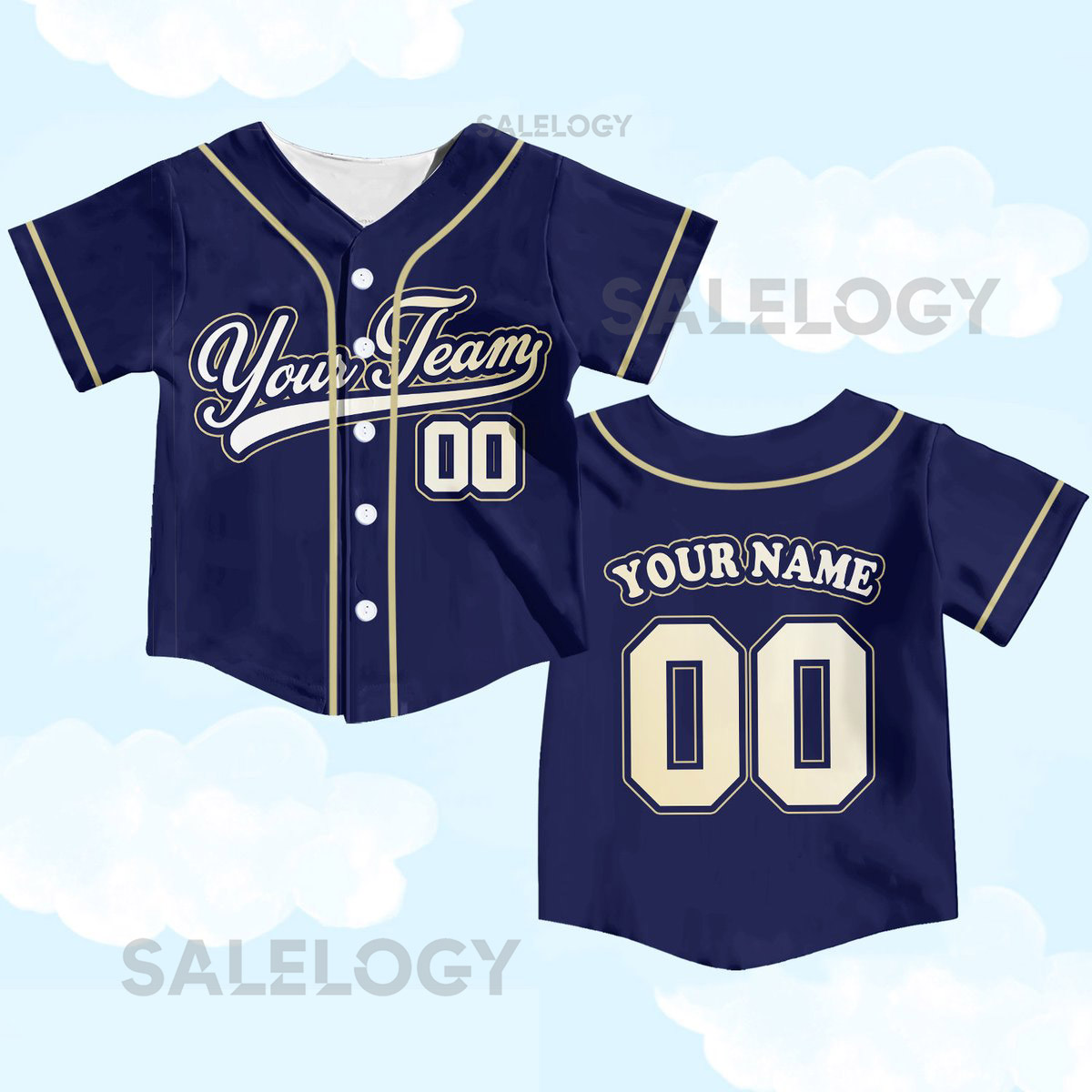 Personalized Team Name And Number Baseball Jersey Custom Youth Kid Baseball Jersey Baseball Jersey Uniform For Baseball Fans Lovers_580