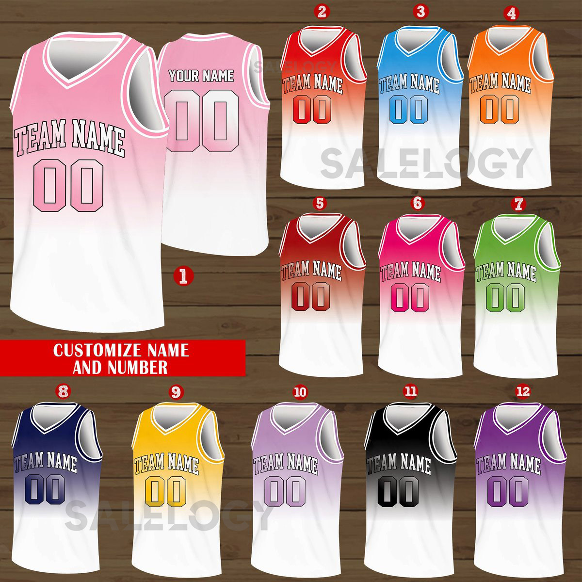 Custom Basketball Jersey Team Name Number Basketball Jersey Team Game Day Outfit Basketball Jersey for Basketball Fan Lovers Players_37