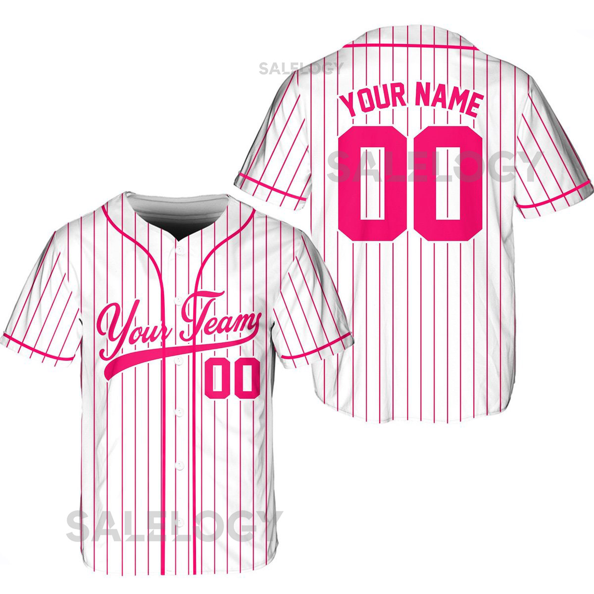 Personalized Team Name Number Baseball Jersey Custom Stripe Line Color Baseball Jersey Baseball Jersey For Baseball Fans Baseball Lovers_657