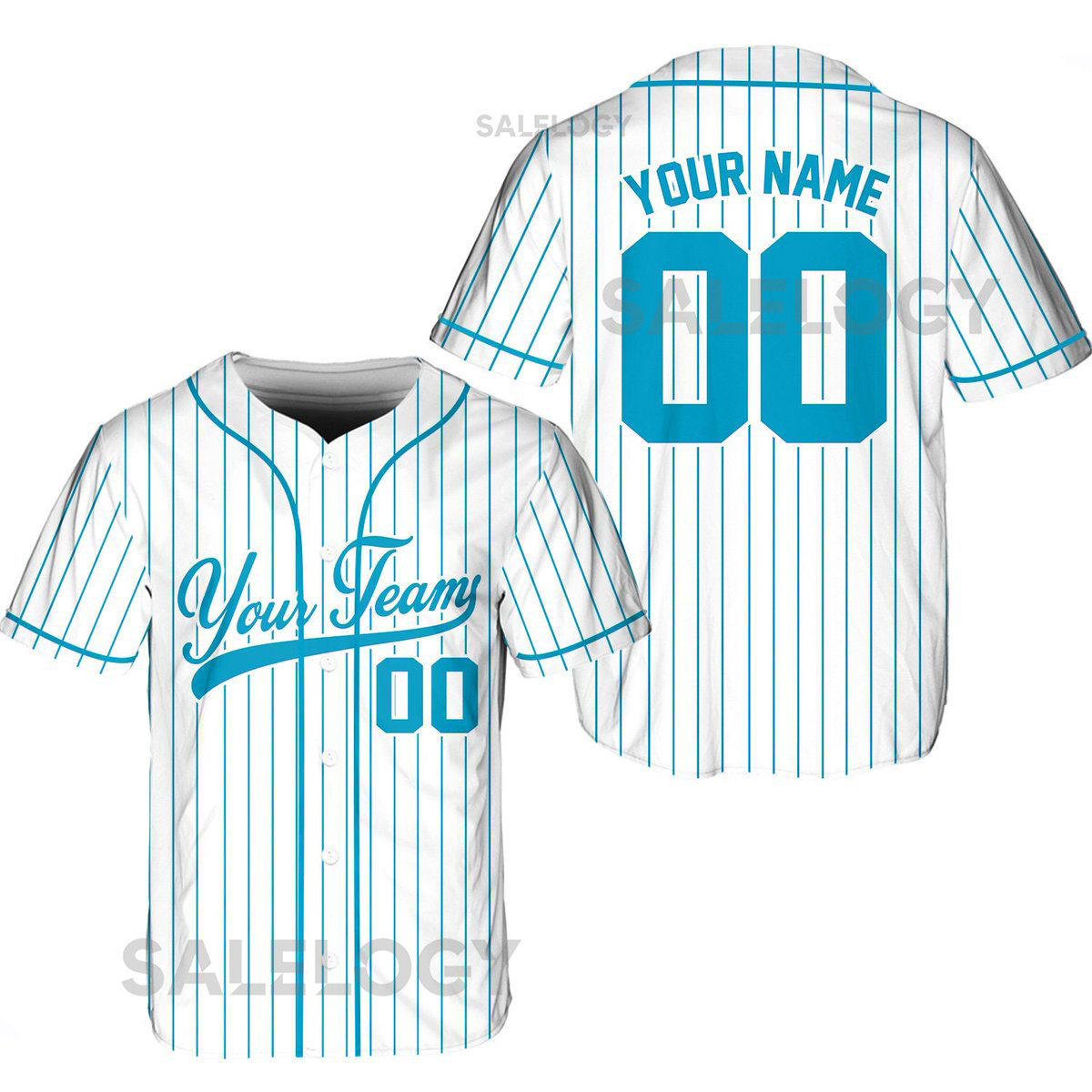 Personalized Team Name Number Baseball Jersey Custom Stripe Line Color Baseball Jersey Baseball Jersey For Baseball Fans Baseball Lovers_658