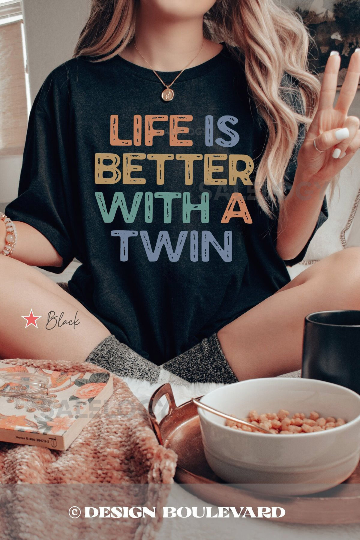 Life Is Better With A Twin Shirt Twins T Shirt Twins Gift Twin Sister Shirt Twin Brother Tee Twin Sibling Shirt Gift For Twins Retro_543