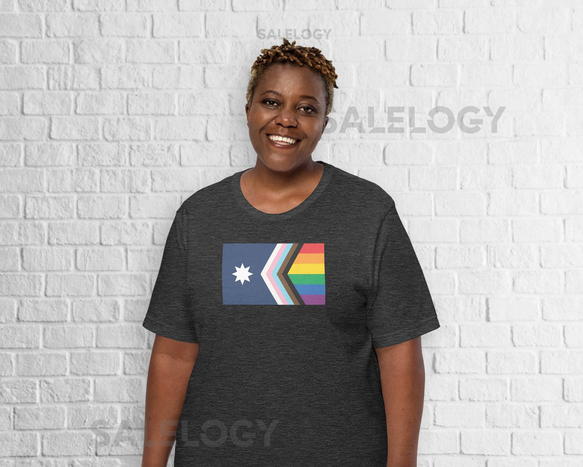 Minnesota LGBTQ Pride Flag Mashup T-Shirt_603