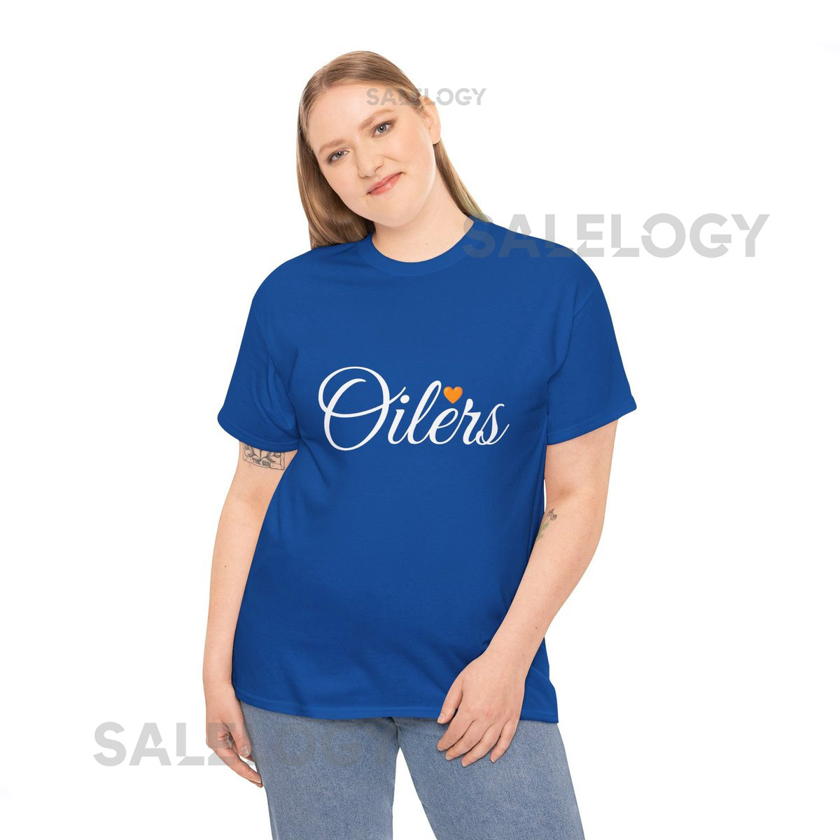 Blue Oilers Hockey Fan T-Shirt_32