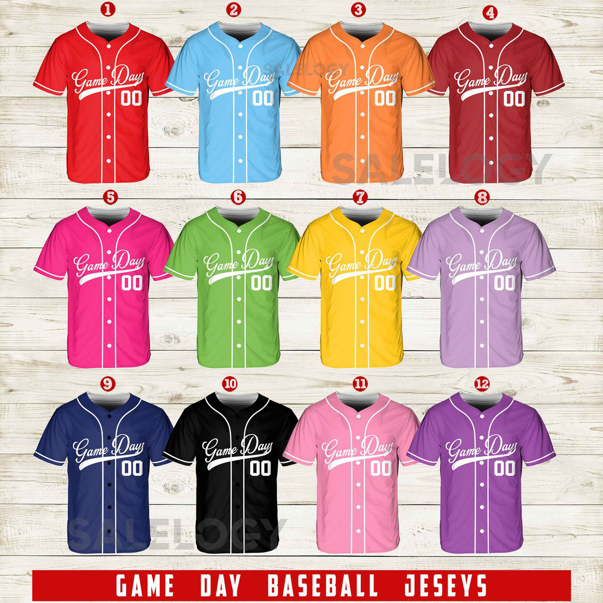 Personalized Team Name And Number Baseball Jersey Custom Game Day Baseball Jersey Baseball Jersey Uniform For Baseball Fans Baseball Lover_539
