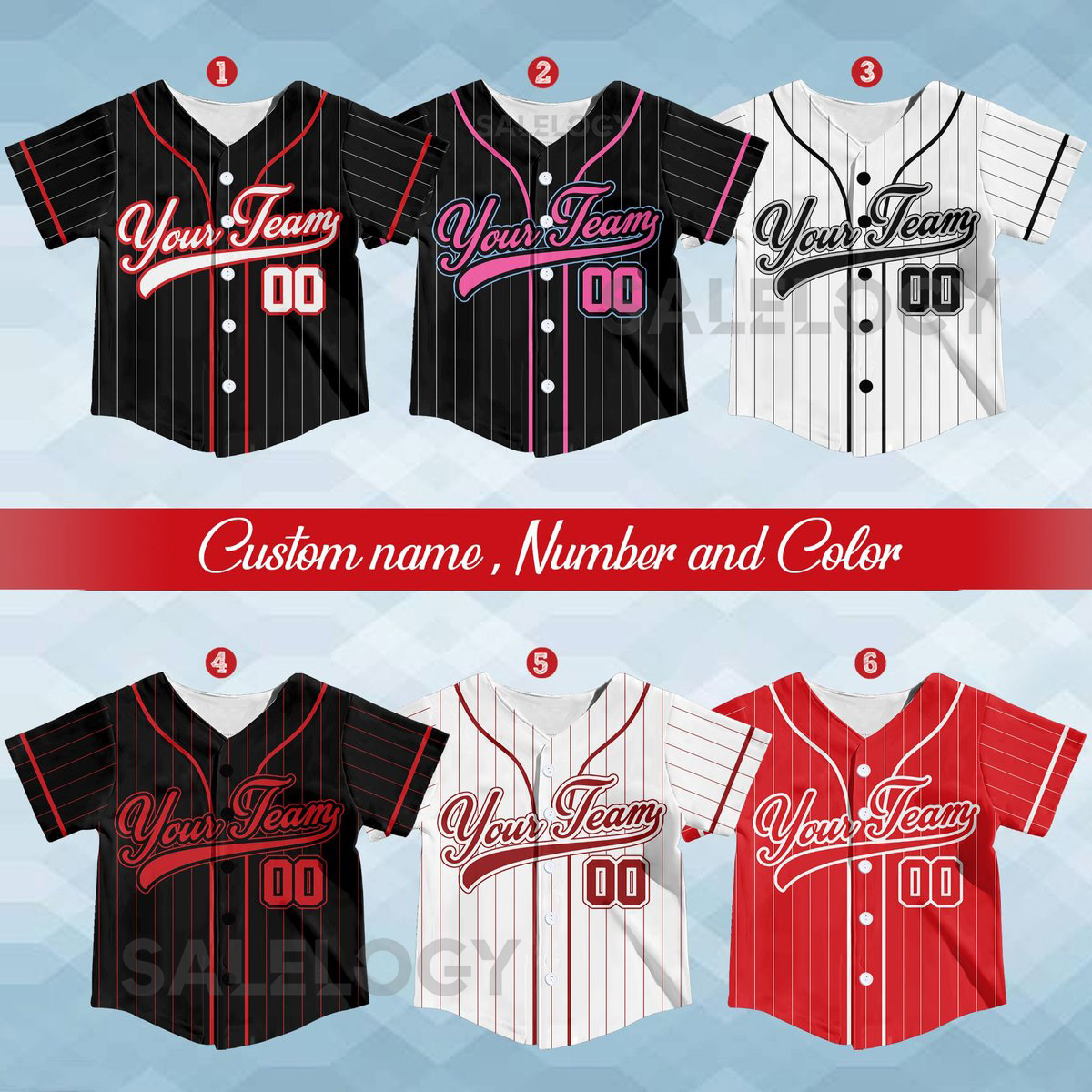 Personalized Team Name And Number Baseball Jersey Custom Youth Kid Baseball Jersey Baseball Jersey Uniform For Baseball Fans Lovers_582