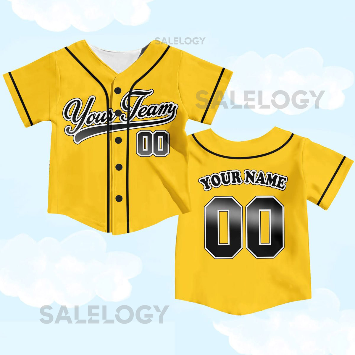 Personalized Team Name And Number Baseball Jersey Custom Youth Kid Baseball Jersey Baseball Jersey Uniform For Baseball Fans Lovers_592